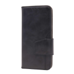 Premium PU Leather with Front Slot Card Wallet Case for Samsung Galaxy S10 Plus - Black